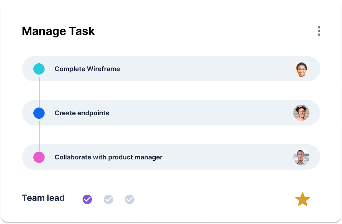 Manage tasks